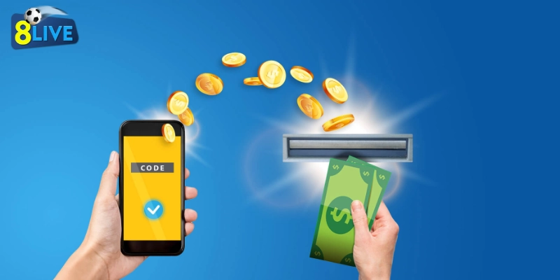 Quá trình rút tiền tại 8live vô cùng đơn giản và thuận tiện